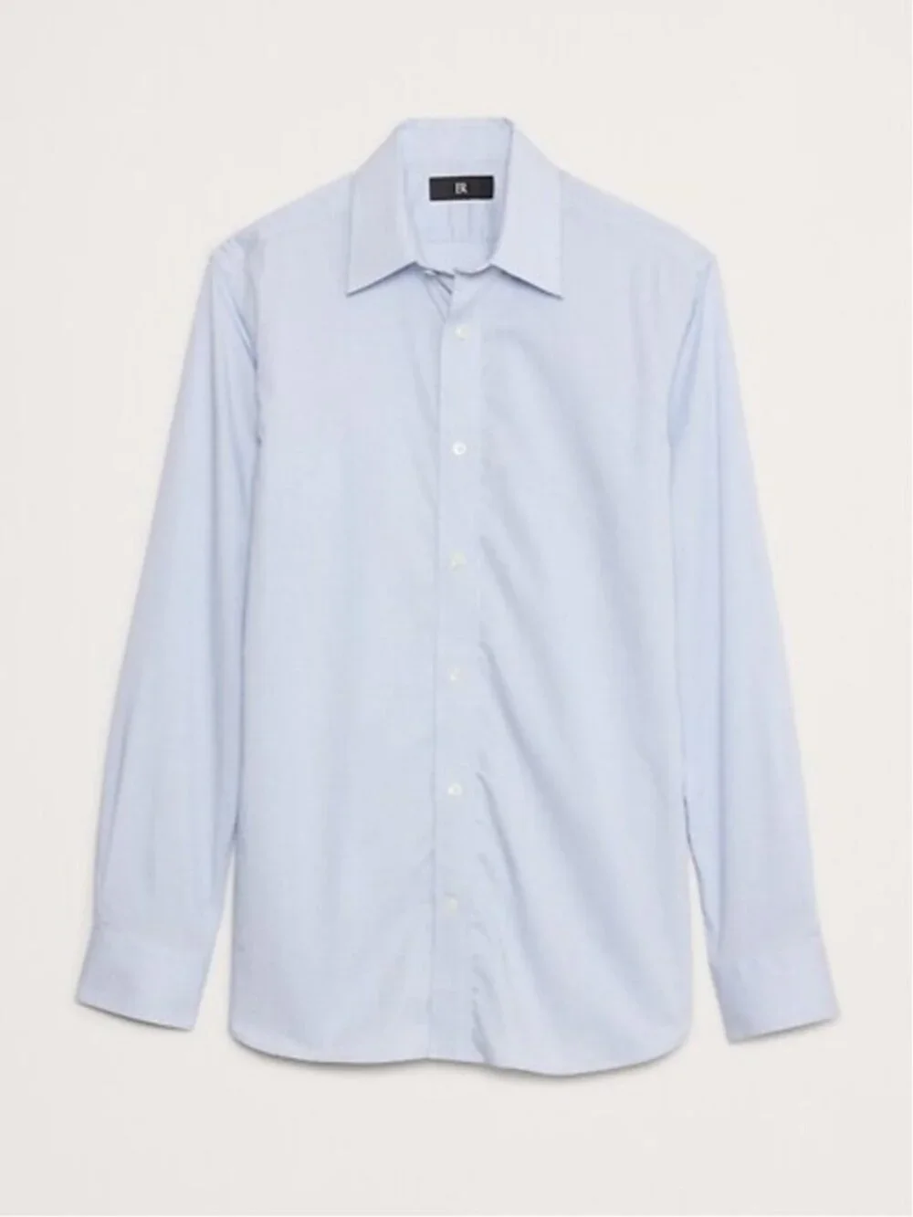 Banana Republic Slim Fit Winkle Resistant Button Dress Shirt Size XL TALL Blue